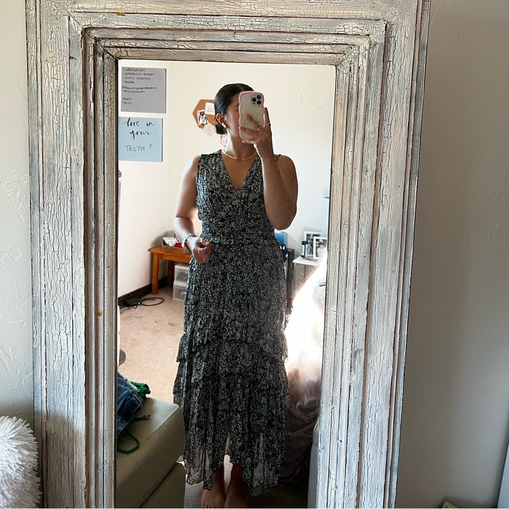 anthropologie midi dress